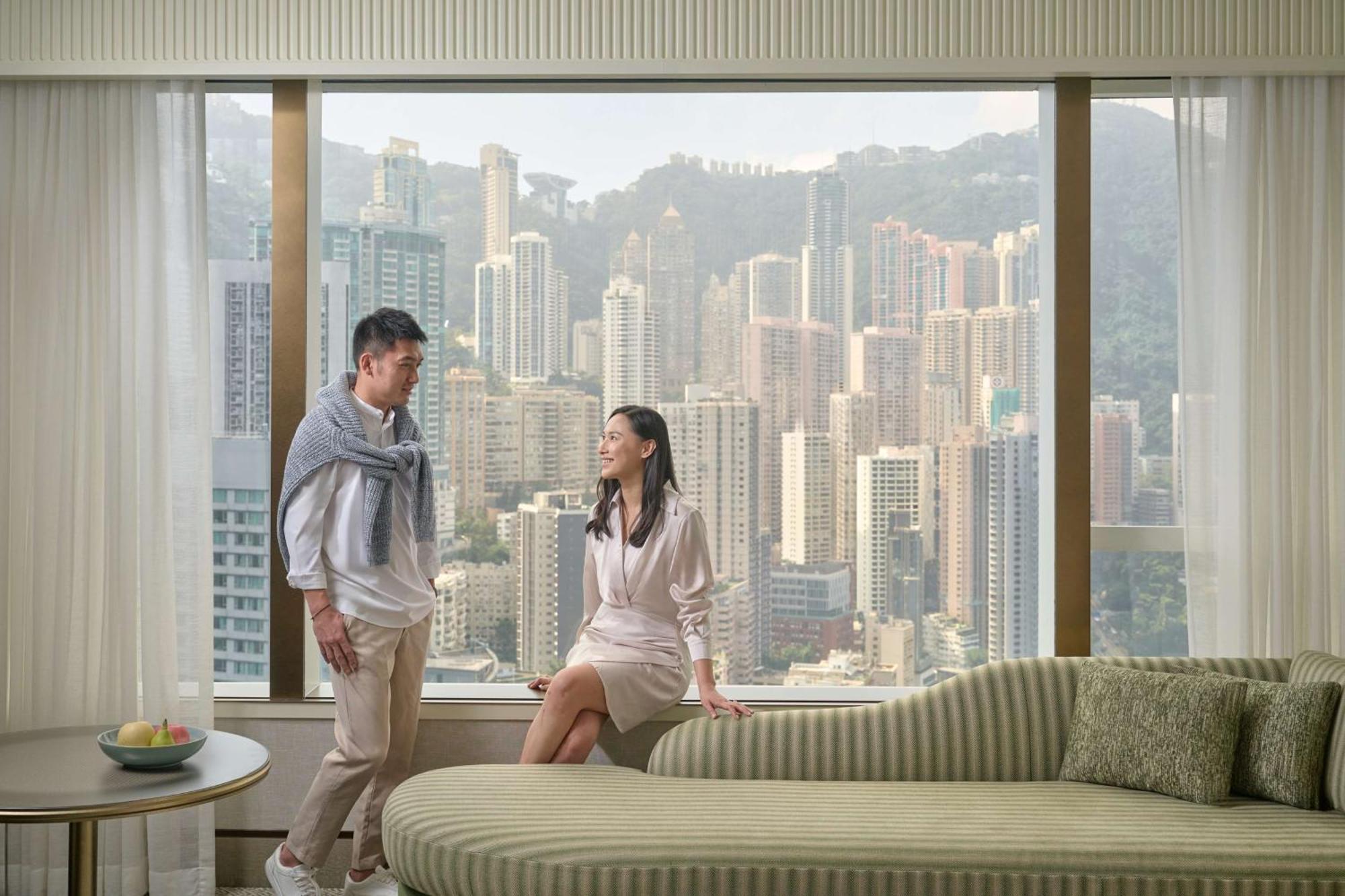 Island Shangri-La, Hong Kong Exterior foto